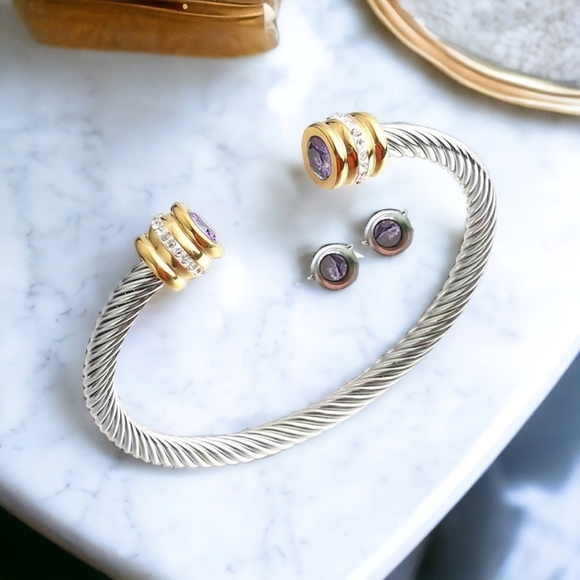 New! FEBRUARY birthstone bracelet - BTQ - Picture 4 of 6